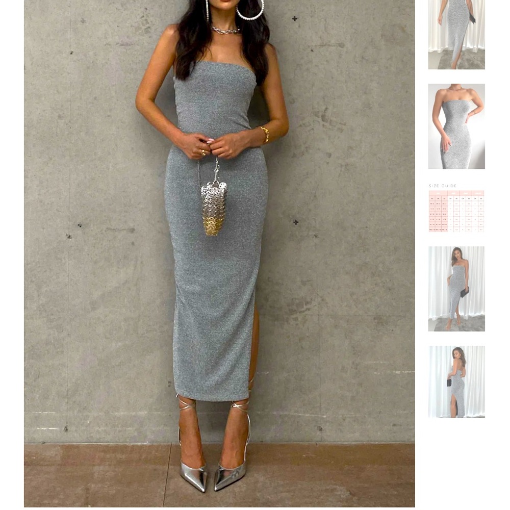 RNWY Illusion Midi Dress